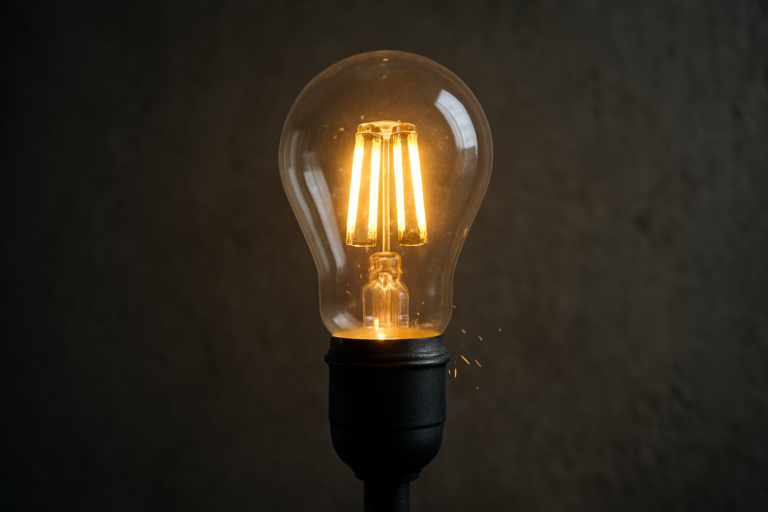 Ampoule LED qui grésille : causes, solutions et astuces pour y remédier