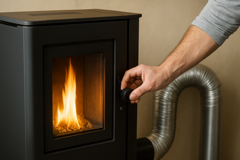 Arrivée d’air poêle à granulés : rôle, réglage et optimisation