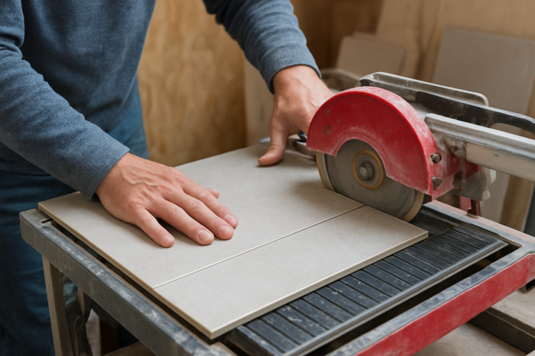 Comment couper du carrelage avec une carrelette électrique : le guide sans casse