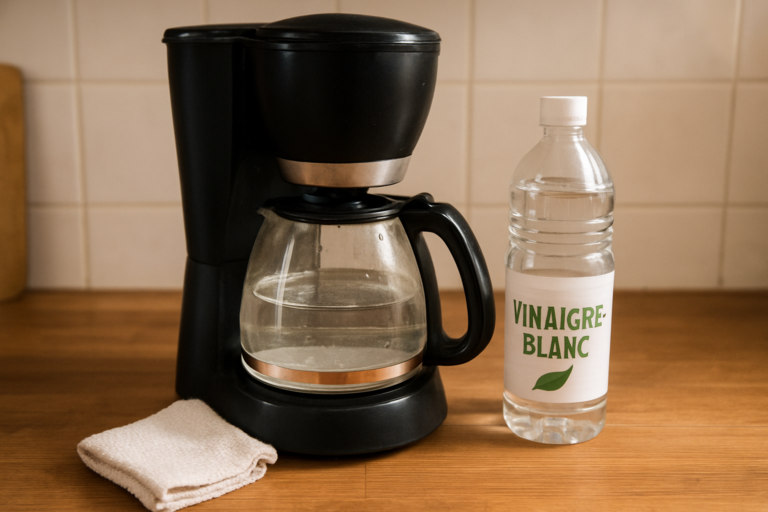 Détartrer sa cafetière au vinaigre blanc : la méthode simple et économique