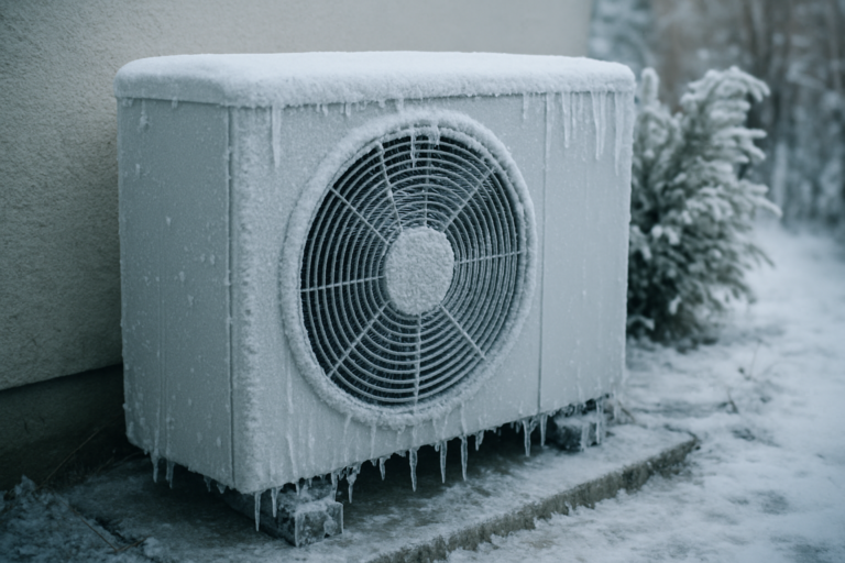 PAC bloquée par le givre : comment la dégivrer et éviter la panne